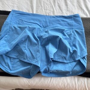 Lululemon Athletica Light Blue Athletic Shorts